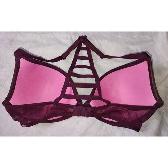 5/$25 32DD Pink Victoria's Secret Lined Perfect Coverage Bra RN54867 Padded - Picture 6 of 8